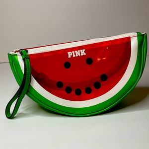 PINK Watermelon Wristlet Bag